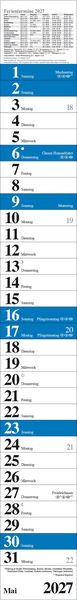 Produktbild: Streifenplaner Praktika Blau 2027