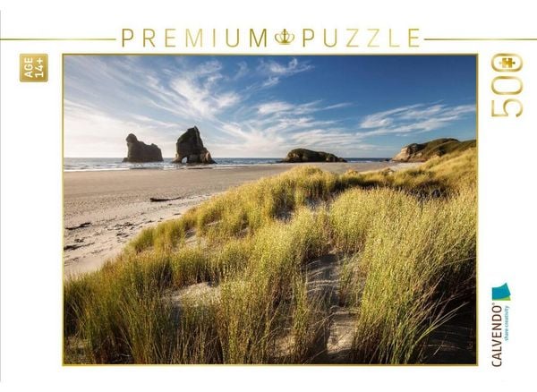 CALVENDO Puzzle Wharariki Beach - Südinsel | 500 Teile Lege-Größe 48 × 36 cm Foto-Puzzle für Erwachsene