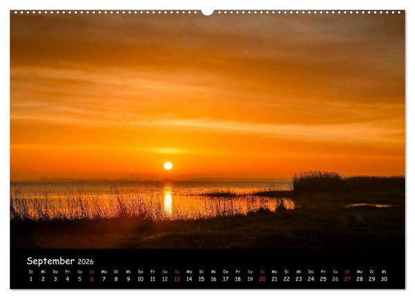 Produktbild: Ostseeregion Dar&szlig;-Zingst (hochwertiger Premium Wandkalender 2026 DIN A2 quer), Kunstdruck in Hochglanz