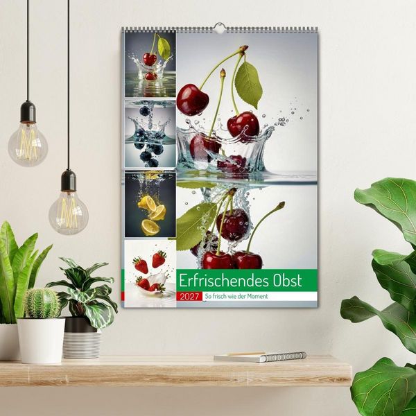 Produktbild: Erfrischendes Obst (Wandkalender 2027 DIN A2 hoch), CALVENDO Monatskalender