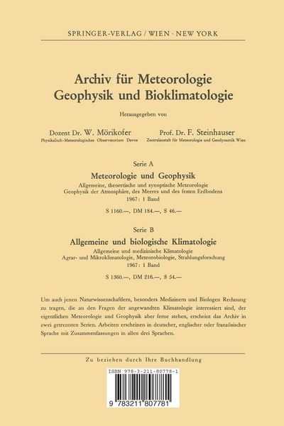 Produktbild: Probleme der Wettervorhersage / Problems of Weather Forecasting