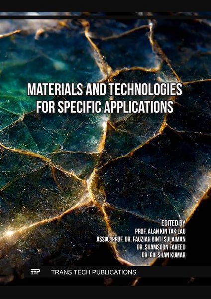 Produktbild: Materials and Technologies for Specific Applications