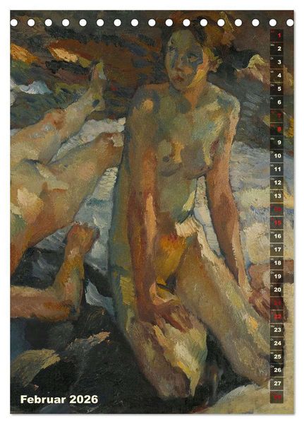 Produktbild: Leo Putz - Die Kunst der Sinnlichkeit (Tischkalender 2026 DIN A5 hoch), CALVENDO Monatskalender