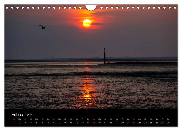 Produktbild: Wattenmeer (Wandkalender 2026 DIN A4 quer), CALVENDO Monatskalender