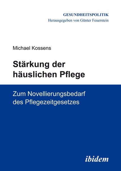 Produktbild: St&auml;rkung der h&auml;uslichen Pflege