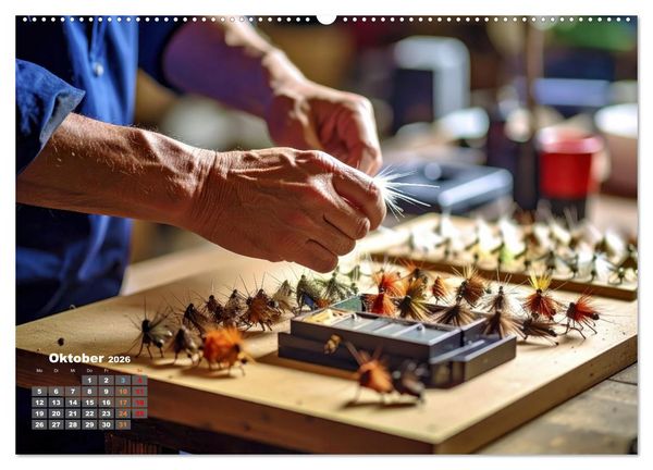Produktbild: Die Kunst der Fliege (Wandkalender 2026 DIN A2 quer), CALVENDO Monatskalender