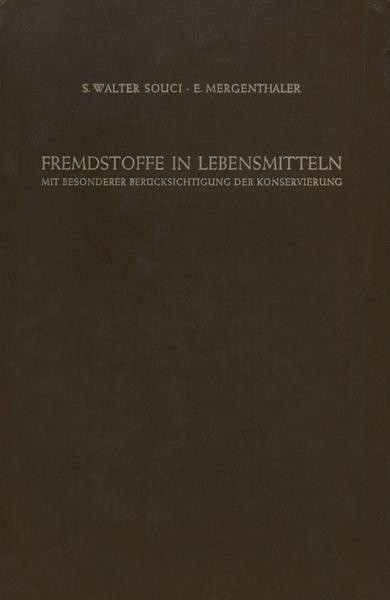 Produktbild: Fremdstoffe in Lebensmitteln