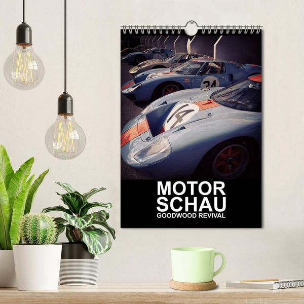 Produktbild: MotorSchau Goodwood Revival (Wandkalender 2026 DIN A4 hoch), CALVENDO Monatskalender
