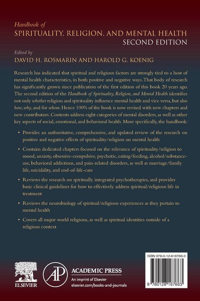 Produktbild: Handbook of Spirituality, Religion, and Mental Health