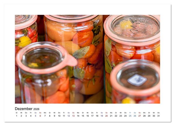 Produktbild: Wochenmarkt - Genussvoll Einkaufen (Wandkalender 2026 DIN A3 quer), CALVENDO Monatskalender