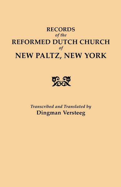 Produktbild: Records of the Reformed Dutch Church of New Paltz, New York