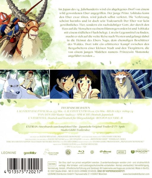Prinzessin Mononoke - White Edition