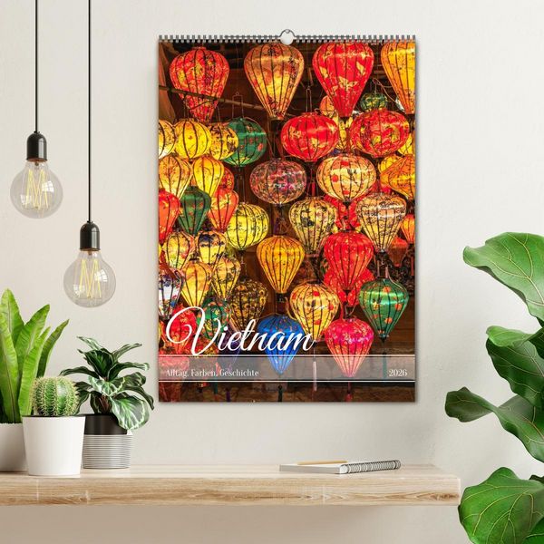 Produktbild: Vietnam Alltag, Farben, Geschichte (Wandkalender 2026 DIN A2 hoch), CALVENDO Monatskalender
