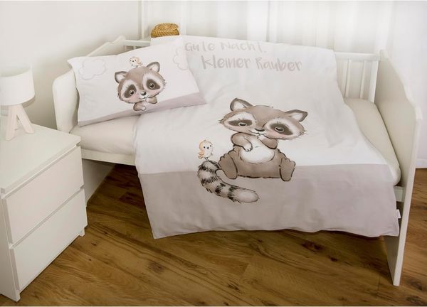 Produktbild: Herding 2485245063 - babybest&reg; Bettw&auml;sche, Kleiner R&auml;uber, Baumwolle/Renforc&eacute;, 40x60/100x135 cm