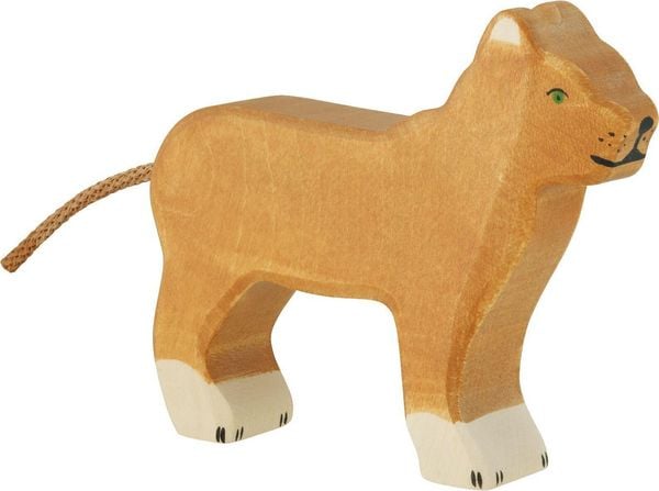 Holztiger Löwin, Holz