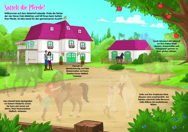Produktbild: schleich&reg; Horse Club&trade; &ndash; Glitzer-Stickerabenteuer