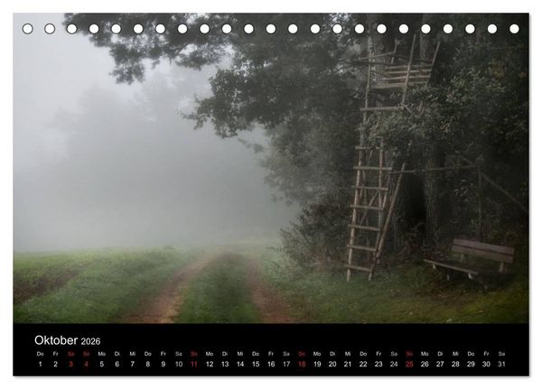 Produktbild: Kanzelkalender 2026 (Tischkalender 2026 DIN A5 quer), CALVENDO Monatskalender