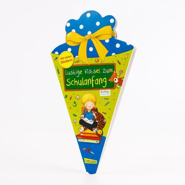 Produktbild: Schlau f&uuml;r die Schule: Lustige R&auml;tsel zum Schulanfang (Schult&uuml;te blau)