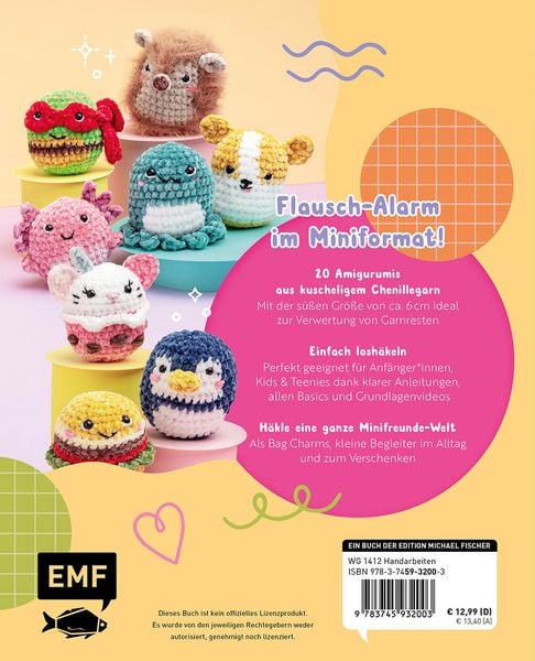 Produktbild: Pocket-Squishys h&auml;keln &ndash; Kleine Pl&uuml;schtiere f&uuml;r Squishmallow- und Micromallow-Fans