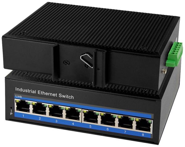 Produktbild: LogiLink NS203 NS203 Industrial Ethernet Switch 8 Port 10 / 100 / 1000MBit/s