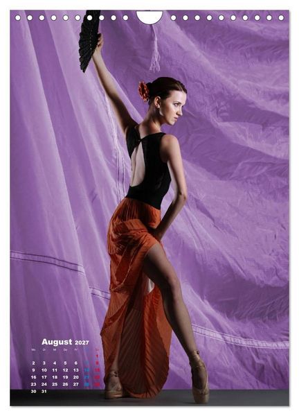 Produktbild: Ballerinen - Anmut, Eleganz und Leichtigkeit (Wandkalender 2027 DIN A4 hoch), CALVENDO Monatskalender
