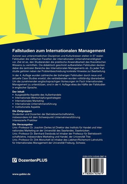 Produktbild: Fallstudien zum Internationalen Management