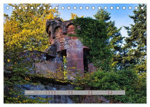Produktbild: Burg Wildenberg (Tischkalender 2026 DIN A5 quer), CALVENDO Monatskalender