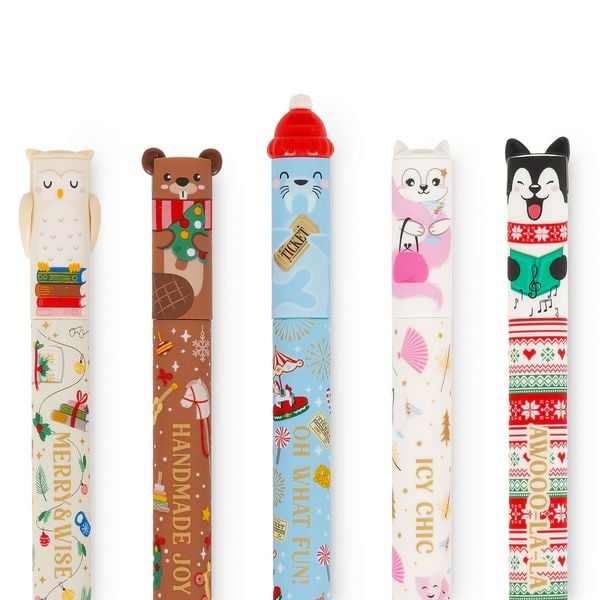 Produktbild: Legami l&ouml;schbarer Gelstift - Dream Peaks - Set aus 5 Mini Erasable Pens