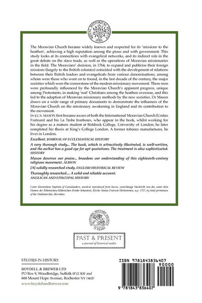 Produktbild: The Moravian Church and the Missionary Awakening in England, 1760-1800