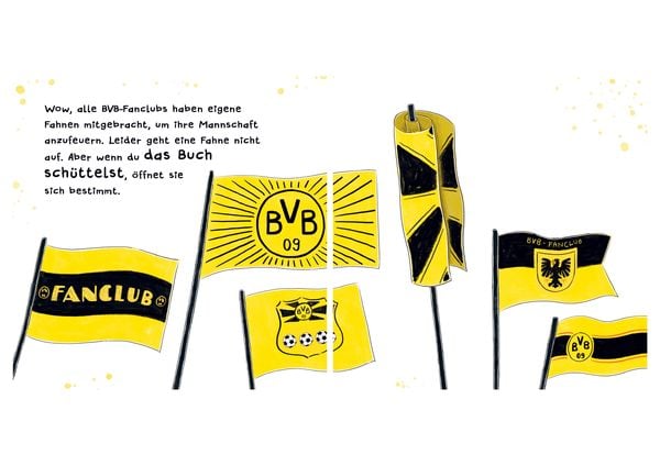Produktbild: BVB &ndash; Ein Mitmachbuch zum Sch&uuml;tteln, Schaukeln, Pusten, Klopfen und sehen, was dann passiert