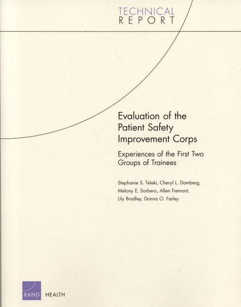 Produktbild: Evaluation of the Patient Safety Improvement Corps