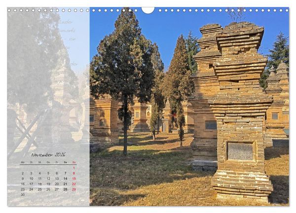 Produktbild: Geheimnisvolles China 2026 (Wandkalender 2026 DIN A3 quer), CALVENDO Monatskalender