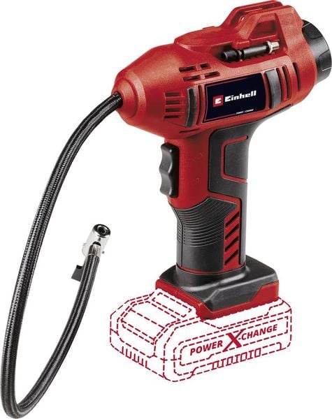 Einhell 2071010 Akku-Kompressor CE-CC 18 Li-Solo Power X-Change 11 bar Digitales Display, Automatische Abschaltung