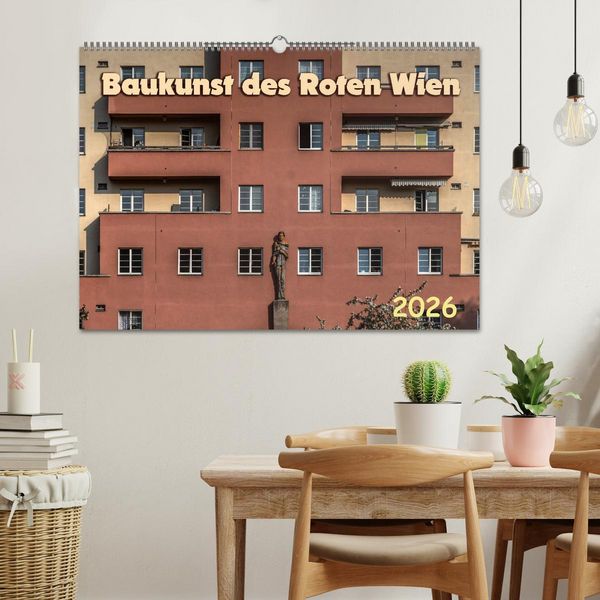 Produktbild: Baukunst des Roten Wien (Wandkalender 2026 DIN A2 quer), CALVENDO Monatskalender