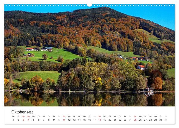 Produktbild: Zauberhaftes Mondseeland (hochwertiger Premium Wandkalender 2026 DIN A2 quer), Kunstdruck in Hochglanz