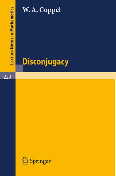 Produktbild: Disconjugacy