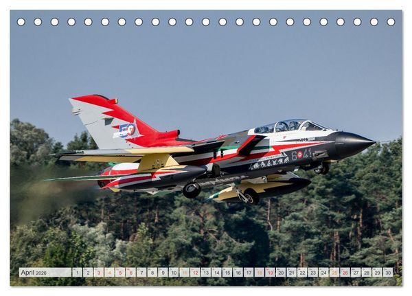 Produktbild: Panavia Tornado - The Multirole Fighter (Tischkalender 2026 DIN A5 quer), CALVENDO Monatskalender