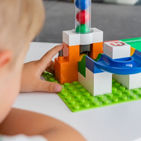 Produktbild: HUBELINO Kugelbahn Kugelpumpe Erweiterung (24-teilig)