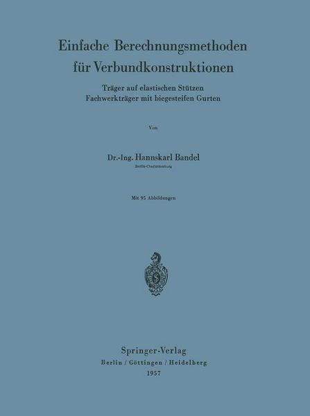 Produktbild: Einfache Berechnungsmethoden f&uuml;r Verbundkonstruktionen