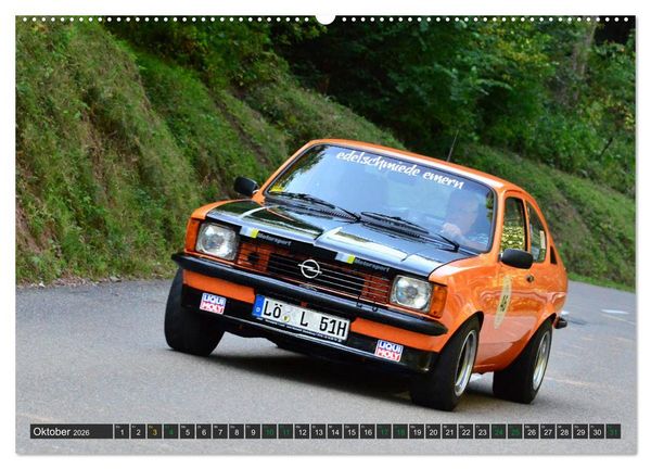 Produktbild: OLDTIMER BERGRENNEN - OPEL AM START (hochwertiger Premium Wandkalender 2026 DIN A2 quer), Kunstdruck in Hochglanz