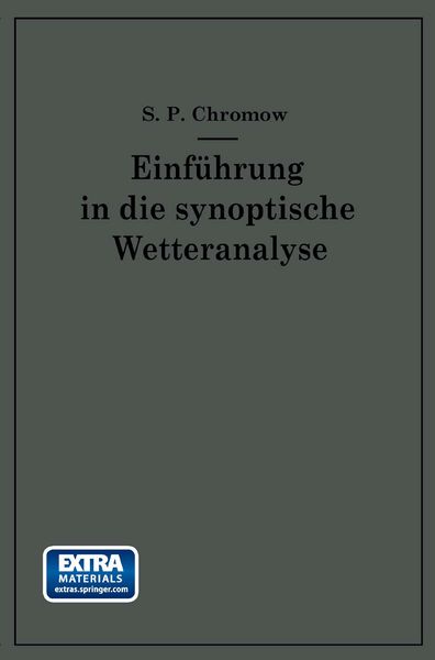 Produktbild: Einf&uuml;hrung in die synoptische Wetteranalyse