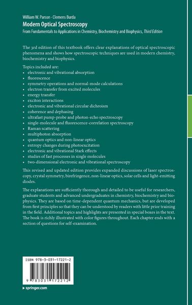 Produktbild: Modern Optical Spectroscopy
