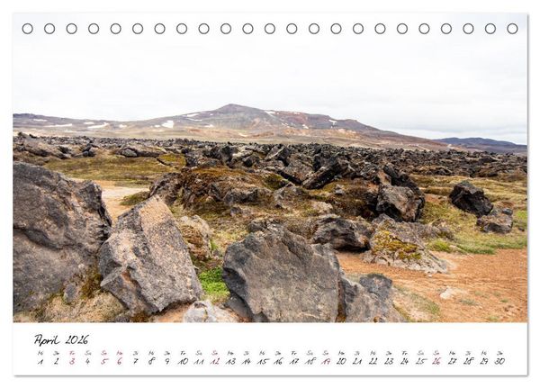 Produktbild: Das Vulkanische Erbe von Island (Tischkalender 2026 DIN A5 quer), CALVENDO Monatskalender