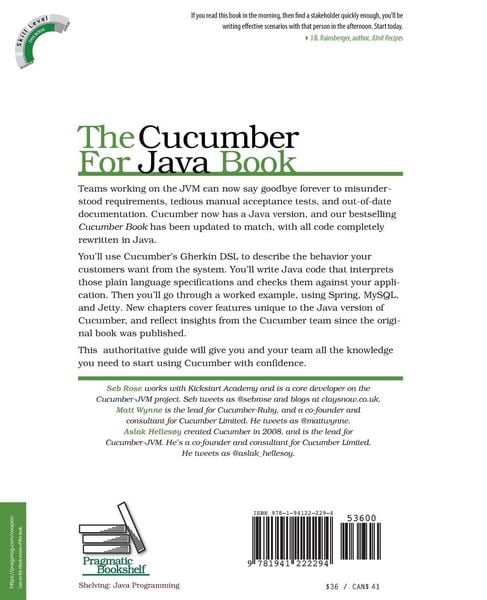 Produktbild: The Cucumber for Java Book