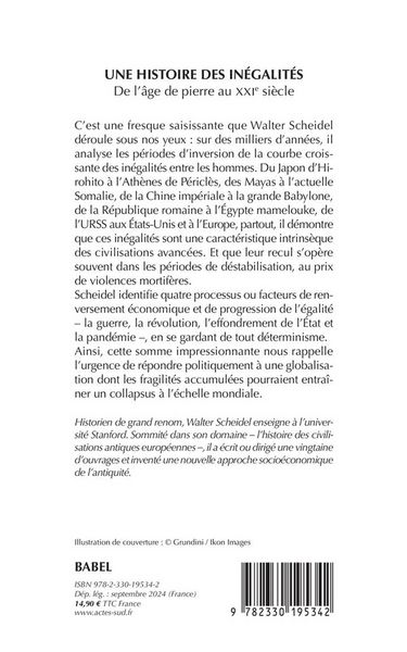 Produktbild: Une histoire des in&eacute;galit&eacute;s : de l'&acirc;ge de pierre au XXIe si&egrave;cle