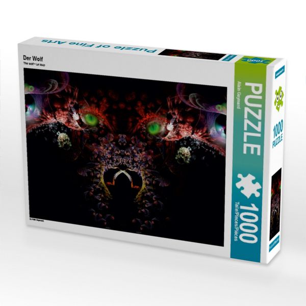Produktbild: CALVENDO Puzzle Der Wolf | 1000 Teile Lege-Gr&ouml;&szlig;e 64x48cm Foto-Puzzle f&uuml;r gl&uuml;ckliche Stunden