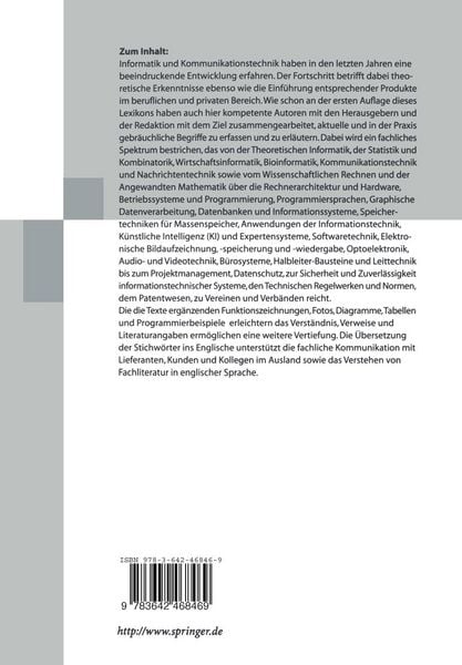 Produktbild: VDI-Lexikon Informatik und Kommunikationstechnik