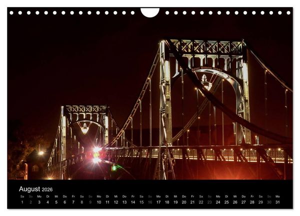 Produktbild: Kaiser-Wilhelm-Br&uuml;cke Wilhelmshaven (Wandkalender 2026 DIN A4 quer), CALVENDO Monatskalender