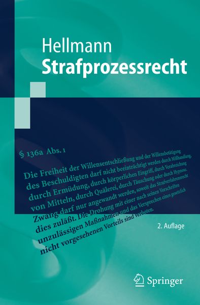 Produktbild: Strafprozessrecht