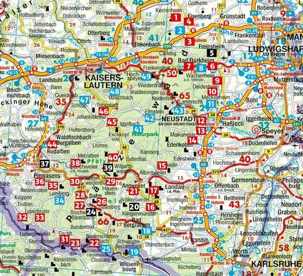 Produktbild: ROTHER Wanderf&uuml;hrer Pf&auml;lzerwald und Deutsche Weinstra&szlig;e